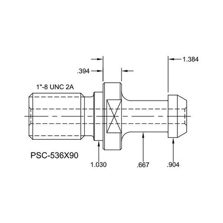 Tj Davies Co Coolant Through Retention Knob PSC-536X90